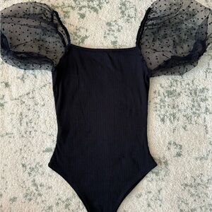 Altar’d State Puff Sleeve Bodysuit